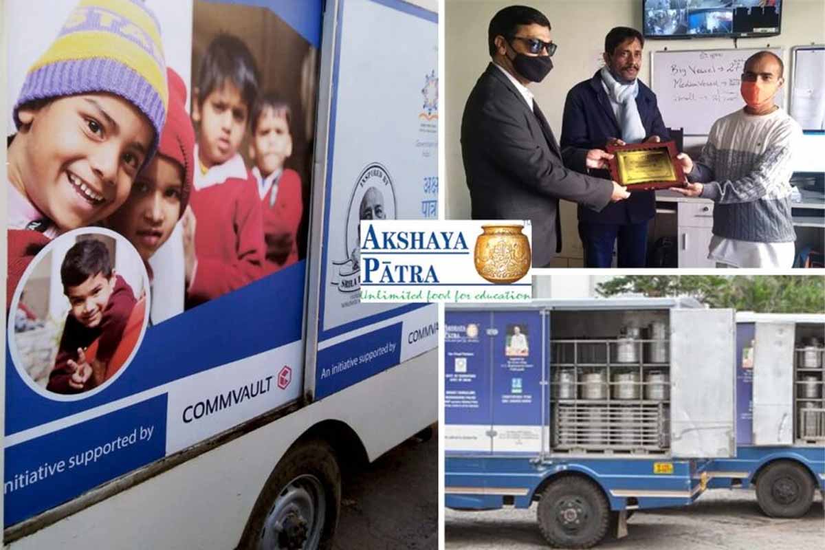 Commvault partners with Akshaya Patra Foundation