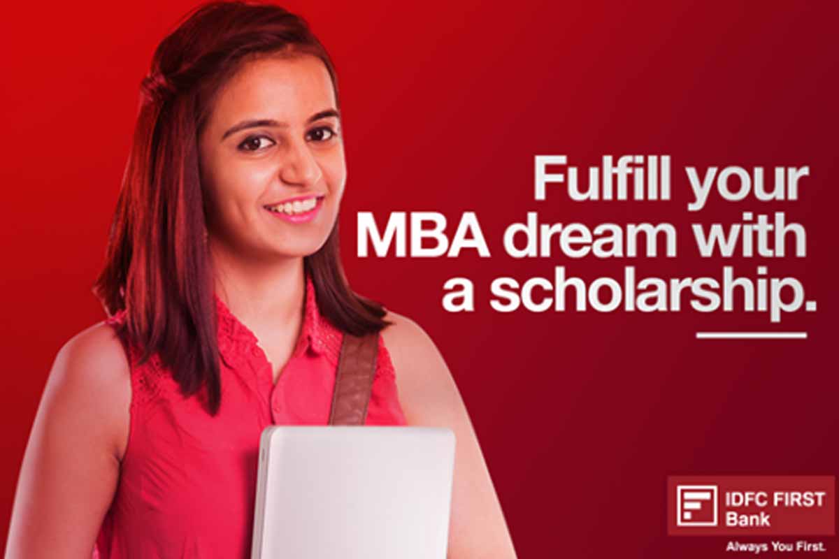 IDFC FIRST Bank opens MBA scholarships for 2020-2022 batch