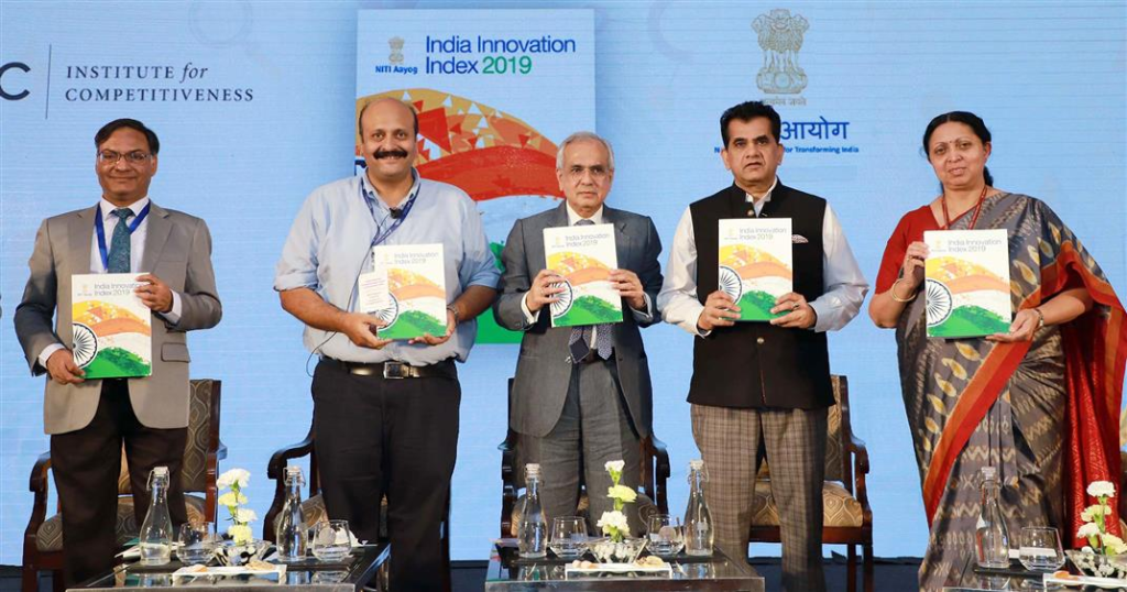 Karnataka tops the Innovation Index followed by TN, Maha and Delhi